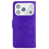 Skin Feel Pure Color Flip Leather Phone Case