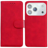 Skin Feel Pure Color Flip Leather Phone Case