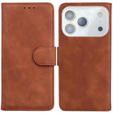 Skin Feel Pure Color Flip Leather Phone Case