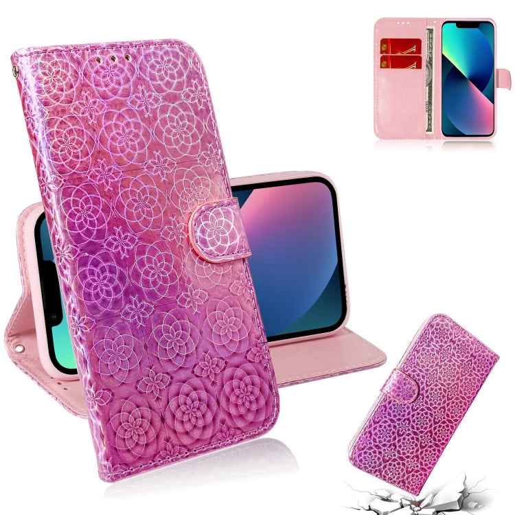 Colorful Magnetic Buckle Leather Phone Case