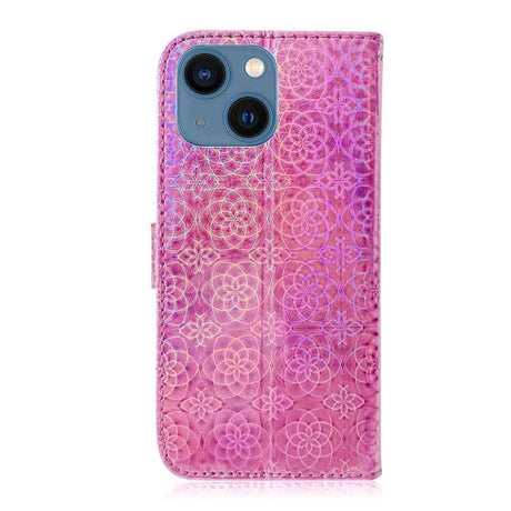 Colorful Magnetic Buckle Leather Phone Case