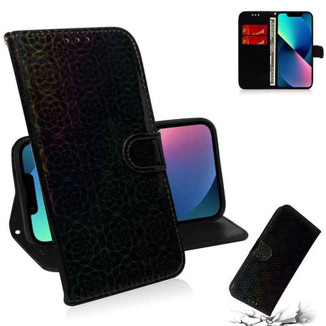 Colorful Magnetic Buckle Leather Phone Case