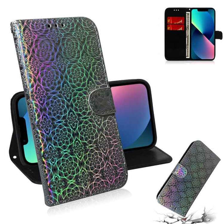 Colorful Magnetic Buckle Leather Phone Case