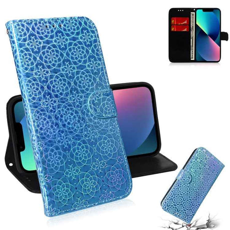 Colorful Magnetic Buckle Leather Phone Case