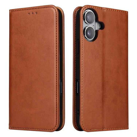 Fierre Shann PU Genuine Leather Texture Phone Case