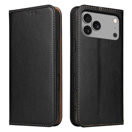 Fierre Shann PU Genuine Leather Texture Phone Case