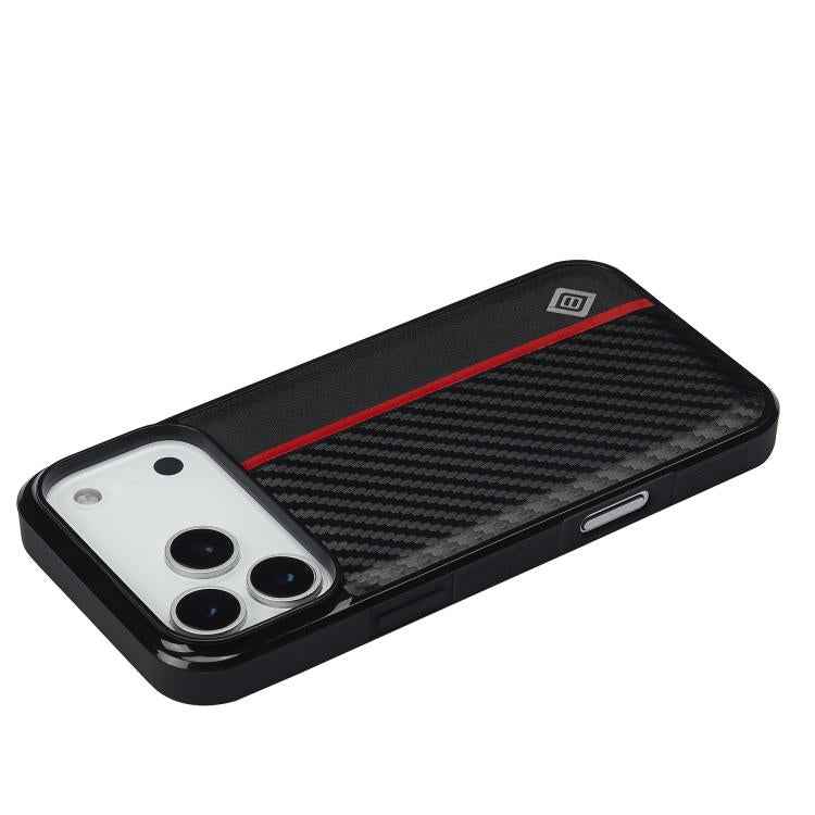LC.IMEEKE 3 in 1 Carbon Fiber Texture Shockproof Phone Case