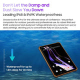 Blackview Active 8 Pro 4G Rugged Tablet, 10.36 inch 8GB+256GB Android 14 MT6789 Octa Core Support Dual SIM, Global Version with Google Play, EU Plug