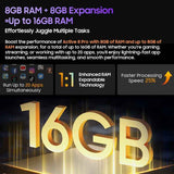 Blackview Active 8 Pro 4G Rugged Tablet, 10.36 inch 8GB+256GB Android 14 MT6789 Octa Core Support Dual SIM, Global Version with Google Play, EU Plug