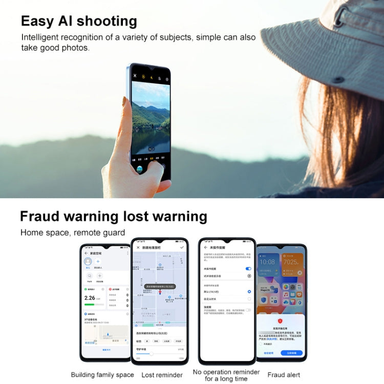 HONOR Play 40C 5G,  6.56 inch MagicOS 7.1 Snapdragon 480 Plus Octa Core up to 2.2GHz, Network: 5G, Not Support Google Play, 6GB+128GB