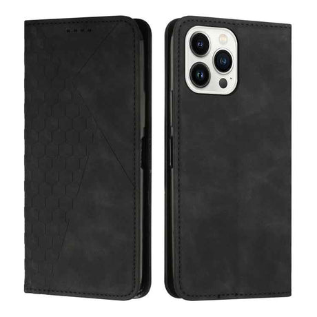Diamond Splicing Skin Feel Magnetic Leather Phone Case