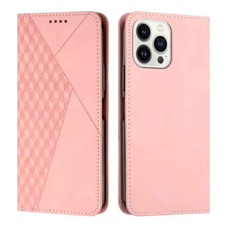 Diamond Splicing Skin Feel Magnetic Leather Phone Case