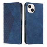 Diamond Splicing Skin Feel Magnetic Leather Phone Case