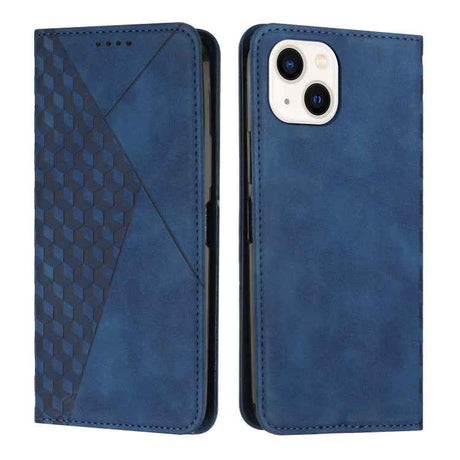 Diamond Splicing Skin Feel Magnetic Leather Phone Case