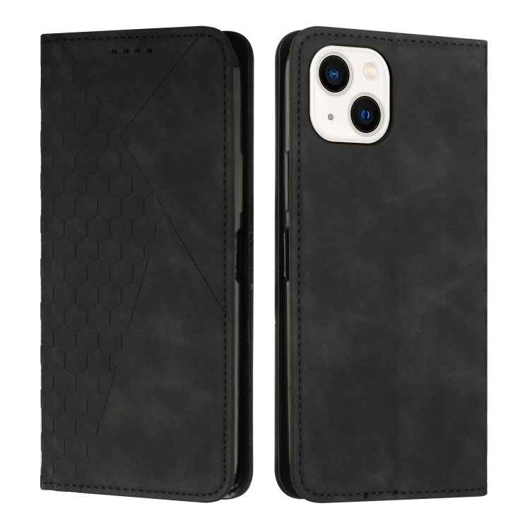 Diamond Splicing Skin Feel Magnetic Leather Phone Case