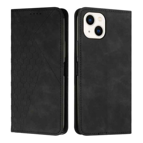 Diamond Splicing Skin Feel Magnetic Leather Phone Case