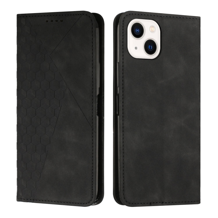 Diamond Splicing Skin Feel Magnetic Leather Phone Case