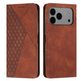 Diamond Splicing Skin Feel Magnetic Leather Phone Case