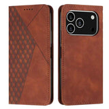 Diamond Splicing Skin Feel Magnetic Leather Phone Case