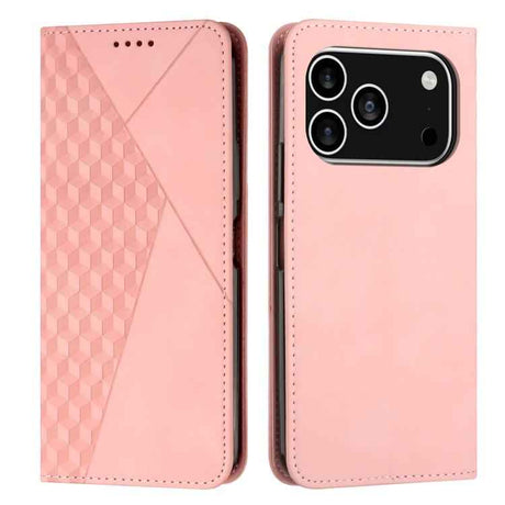 Diamond Splicing Skin Feel Magnetic Leather Phone Case