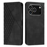 Diamond Splicing Skin Feel Magnetic Leather Phone Case