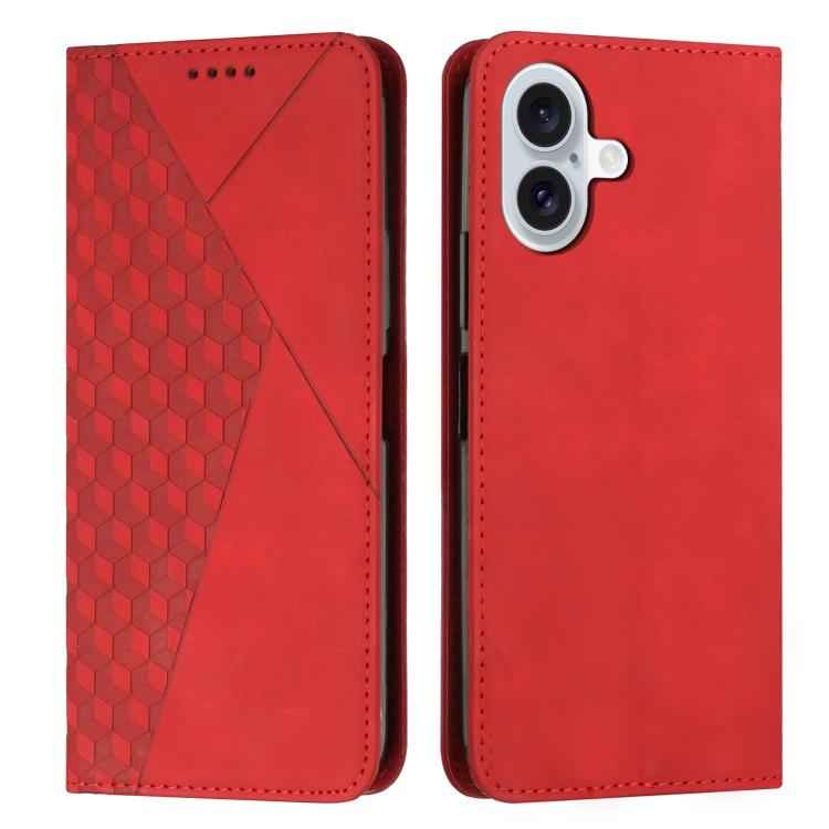 Diamond Splicing Skin Feel Magnetic Leather Phone Case
