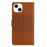 Diamond Embossed Skin Feel Leather Phone Case