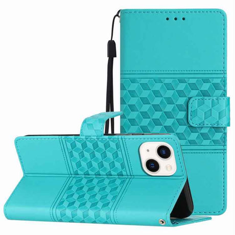 Diamond Embossed Skin Feel Leather Phone Case