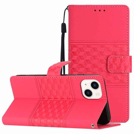 Diamond Embossed Skin Feel Leather Phone Case