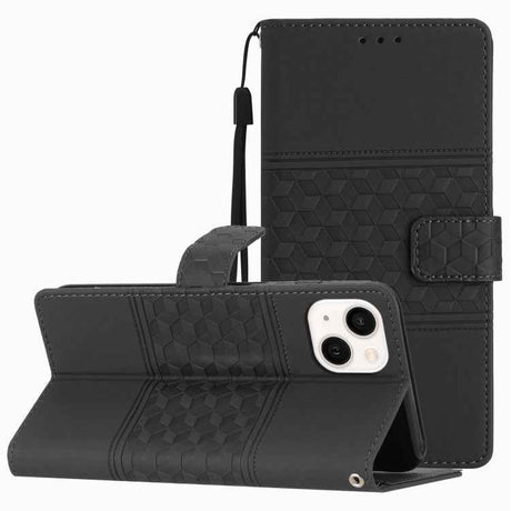 Diamond Embossed Skin Feel Leather Phone Case