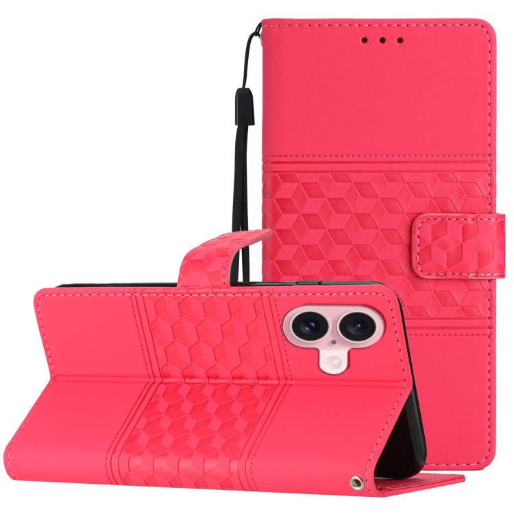 Diamond Embossed Skin Feel Leather Phone Case