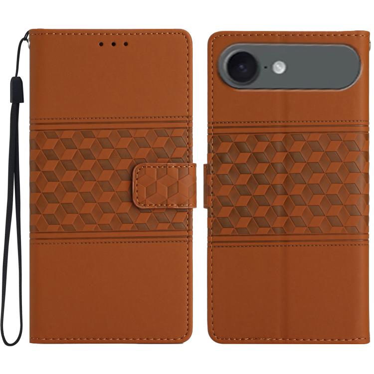 Diamond Embossed Skin Feel Leather Phone Case