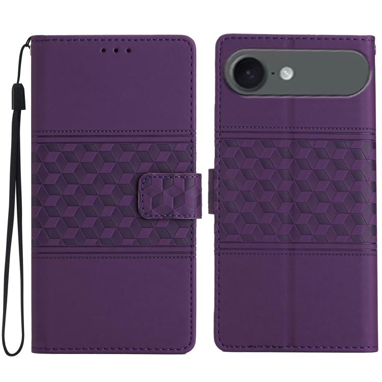 Diamond Embossed Skin Feel Leather Phone Case