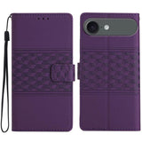 Diamond Embossed Skin Feel Leather Phone Case