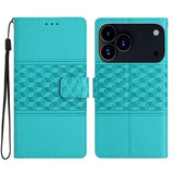 Diamond Embossed Skin Feel Leather Phone Case