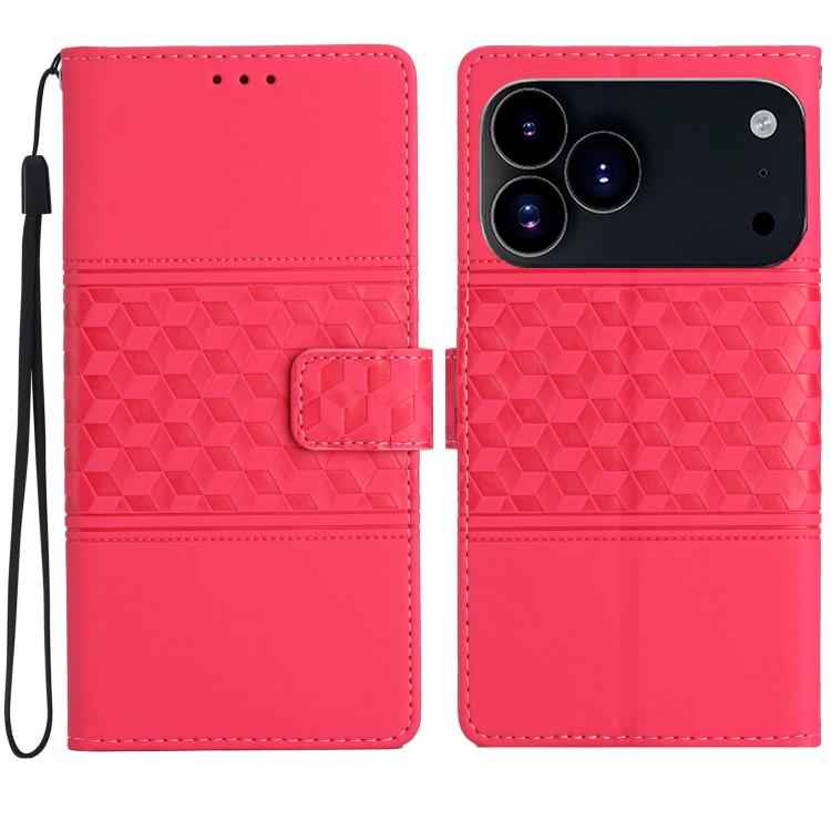 Diamond Embossed Skin Feel Leather Phone Case