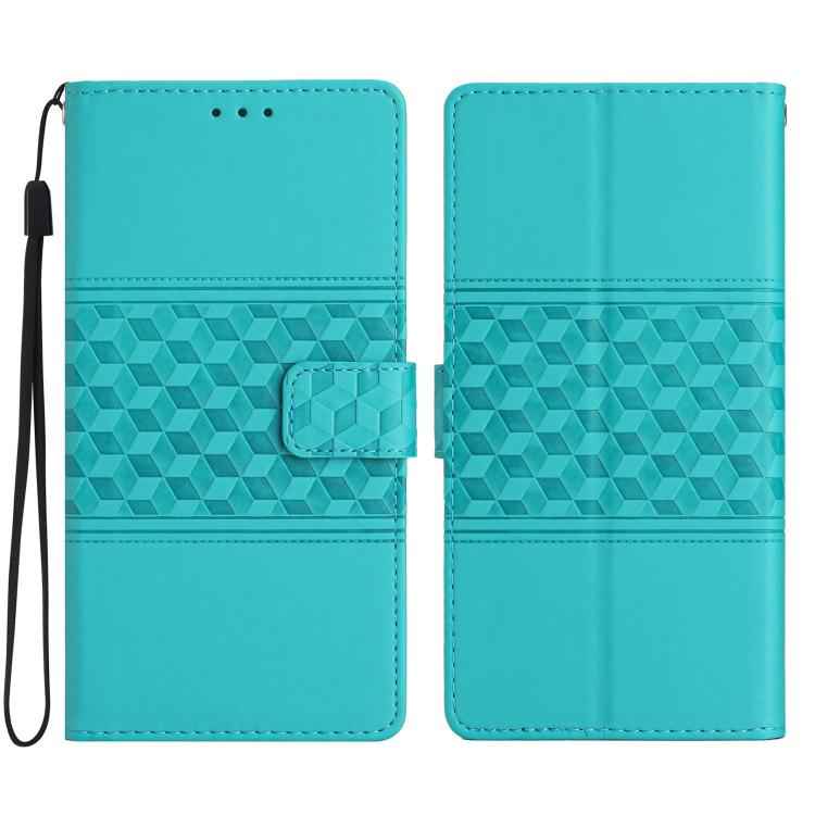 Diamond Embossed Skin Feel Leather Phone Case