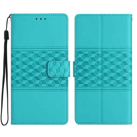 Diamond Embossed Skin Feel Leather Phone Case