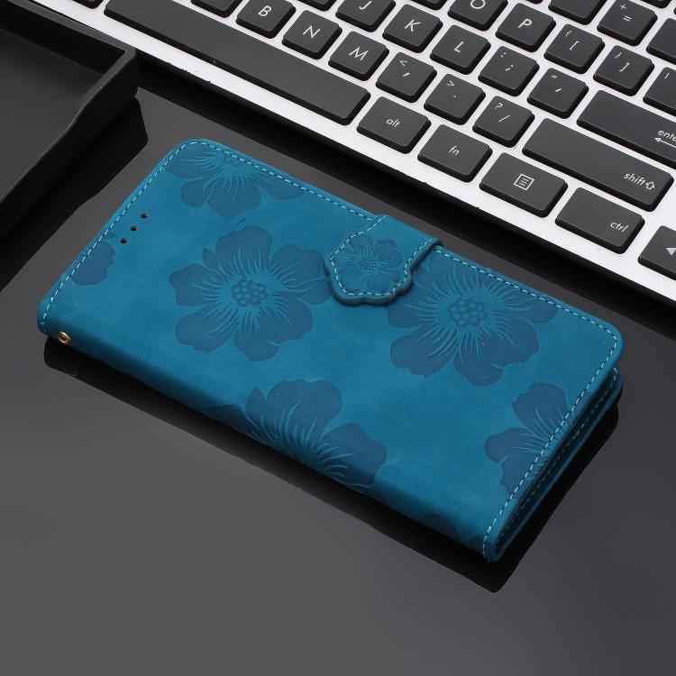 Flower Embossing Pattern Leather Phone Case