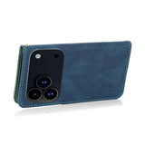 Dual-color Stitching Leather Phone Case