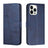 Stitching Calf Texture Buckle Leather Phone Case