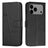 Stitching Calf Texture Buckle Leather Phone Case