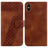 Seven-shaped Embossed Leather Phone Case