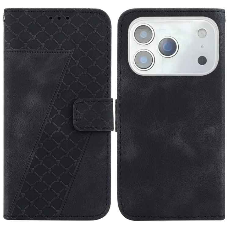 Seven-shaped Embossed Leather Phone Case