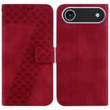 Seven-shaped Embossed Leather Phone Case