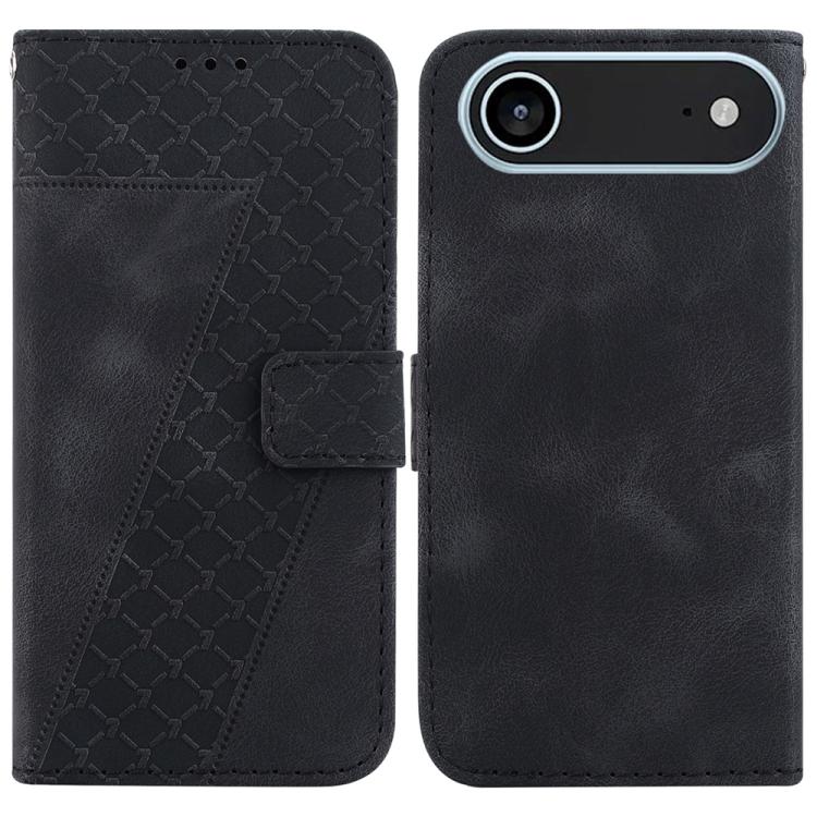 Seven-shaped Embossed Leather Phone Case