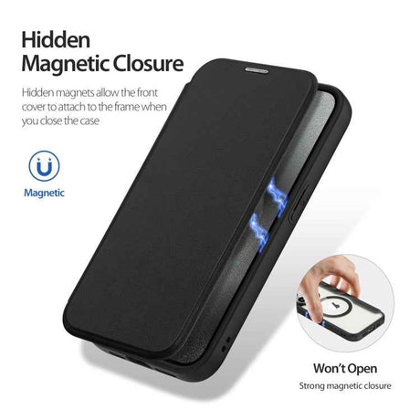 DUX DUCIS Skin X Pro Series Magsafe PC + TPU Phone Leather Case