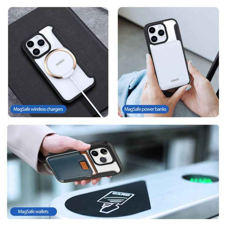 DUX DUCIS Skin X Pro Series Magsafe PC + TPU Phone Leather Case