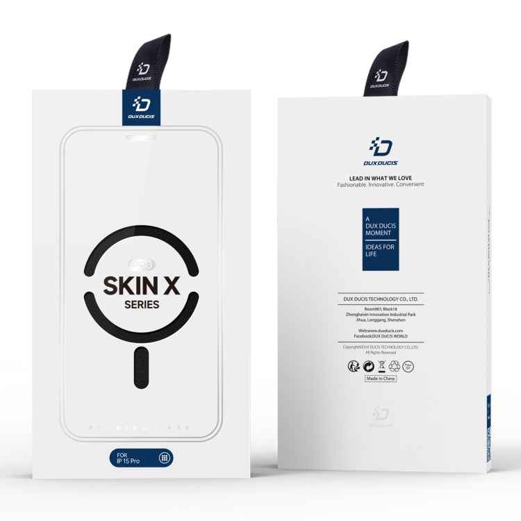 DUX DUCIS Skin X Pro Series Magsafe PC + TPU Phone Leather Case