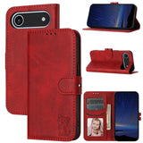 Embossed Happy Cat Pattern Flip Leather Phone Case